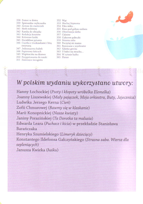 W co się bawić. 365 zabaw dla Ciebie i Twojego dziecka. Od 3 do 6 lat - Klub Książki Tolle.pl