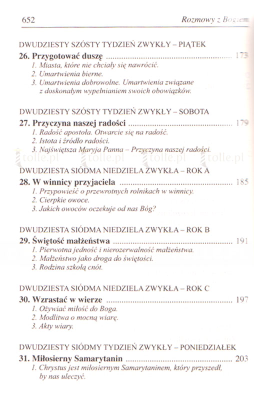 Rozmowy z Bogiem. Tom V: Okres zwykły, Tygodnie XXIV-XXXIV - Klub Książki Tolle.pl