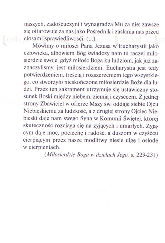 Eucharystia. Sakrament miłości i miłosierdzia - Klub Książki Tolle.pl