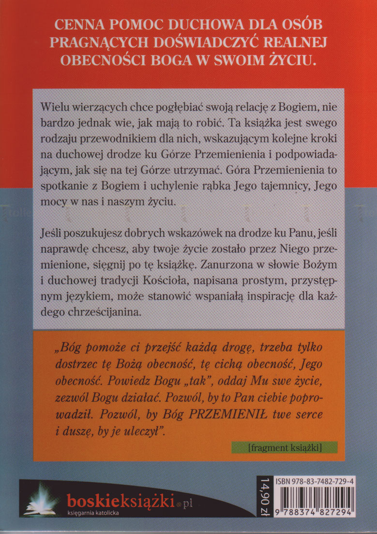 Góra przemienienia. 12 kroków na drodze ku bliskości z Bogiem - Klub Książki Tolle.pl