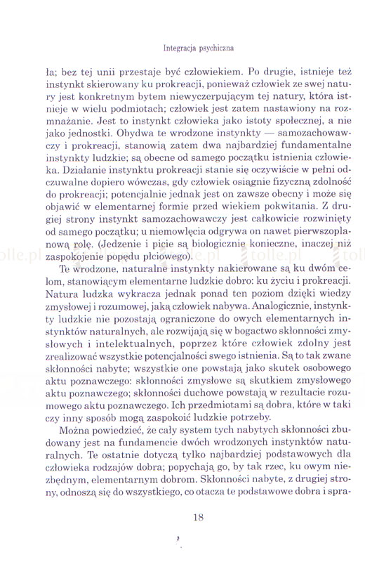 Integracja psychiczna. O nerwicach i ich leczeniu. Seria: Psychologia i wiara - Klub Książki Tolle.pl