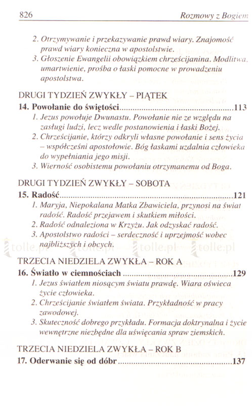 Rozmowy z Bogiem. Tom III: Okres zwykły, Tygodnie I-XII - Klub Książki Tolle.pl