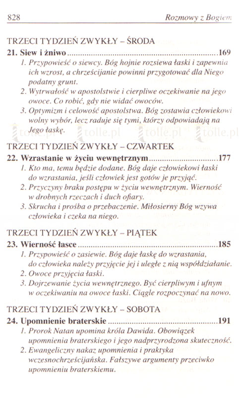 Rozmowy z Bogiem. Tom III: Okres zwykły, Tygodnie I-XII - Klub Książki Tolle.pl