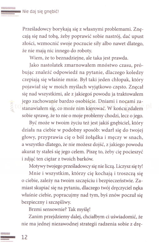 Nie daj się gnębić! Jak bronić się przed poniżaniem, zastraszaniem, dręczeniem i innymi formami przemocy rówieśniczej - Klub Książki Tolle.pl