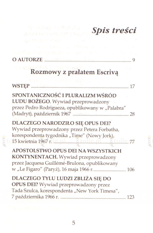 Rozmowy z prałatem Escrivą. Kochać Kościół - Klub Książki Tolle.pl