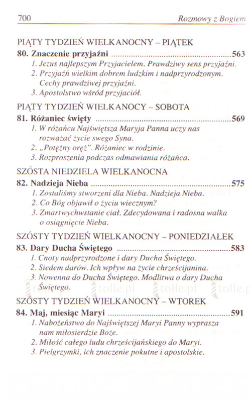 Rozmowy z Bogiem. Tom II: Wielki Post i Wielkanoc  - Klub Książki Tolle.pl