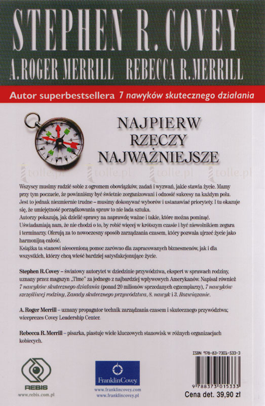 Najpierw rzeczy najważniejsze - Klub Książki Tolle.pl