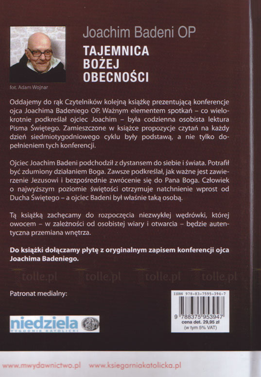 Tajemnica bożej obecności. Poradnik odnowy duchowej (+ CD) - Klub Książki Tolle.pl