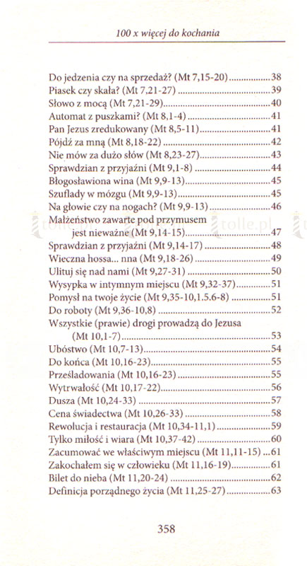 100 x więcej do kochania. 366 komentarzy do Ewangelii - Klub Książki Tolle.pl