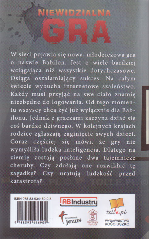 Niewidzialna gra. Znamię cz. 1 - Klub Książki Tolle.pl